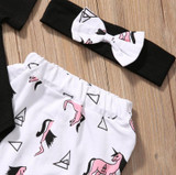 3PCS Newborn Baby Boy Girl Clothes 2017 Summer LOVE Cotton Romper + Pant +Headband Outfit Bebek Giyim Clothing Set