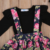 3Pcs Flower Baby Girl Clothing Dress Newborn Baby Tops Romper Tutu Dresses Flower MIni Cute Kids Clothes Outfit Set