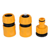 3Pcs Fast Coupling Adapter Drip Tape For Garden Irrigation Hose Connector With 1/4 Internal Thread Joint Garden Watering Tools