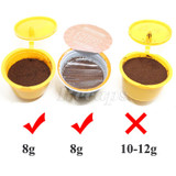 3pcs Dolce Gusto Capsules reusable Refillable nescafe dolce gusto capsule cup cafeteira dolce gusto coffee capsule caps