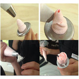 3PCS Creative Stainless Steel Nails Cake Flower Needle Cake Cupcake Icing Cream Decorating Tool Fondant Tools Cake Stencil