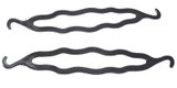 3PCS Clip Hair Clips For Girls Hair Twist Clip Stick Donut Bun Maker Black Barrette Elastic Hair Accessories For Women Hairpins