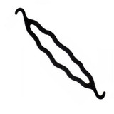 3PCS Clip Hair Clips For Girls Hair Twist Clip Stick Donut Bun Maker Black Barrette Elastic Hair Accessories For Women Hairpins