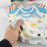3pcs Cartoon Newborn baby boys girls jumpsuits &amp; baby bodysuits summer cotton short sleeve baby bodysuit boys clothing set