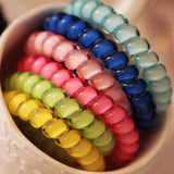 3Pcs Candy Color Gum Telephone Wire Elastic Hair Bands Headband Scrunchy Women Girls Hair Accessories Hair Tie Rubber Band 3Pcs Candy Color Gum Telephone Wire Elastic Hair Bands Headband Scrunchy Women Girls Hair Accessories Hair Tie Rubber Band