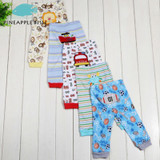 3pcs Autumn Baby Pants Cotton Girl Pants Cartoon knitted Toddler Girl Leggings Elastic Waist Busha PP Pant Trousers Baby Clothes