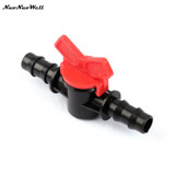 3pcs 16mm NuoNuoWell PE Hose Ball Valve Barbed Head Irrigation Pipe Valve Aeroponics Mist Adjuster Garden Greenhouse Drip Valve