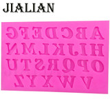 3PC/set number 0-9 letters silica gel mould cake decorating tools DIY silicone mold Clay Resin sugar Candy Fimo Sculpey T0182