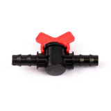 3pcs 16mm PE Hose Ball Valve Barbed Head Irrigation Pipe Valve Aeroponics Mist Adjuster Garden Greenhouse Raised Bed Drip Valve