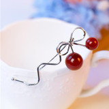 3Pc/Lot Sweet Women Girls Barrettes Korean Style Red Cherry Shaped Bow Hairpin Twist Hair Clips Headdress Hair Accessories 3Pc/Lot Sweet Women Girls Barrettes Korean Style Red Cherry Shaped Bow Hairpin Twist Hair Clips Headdress Hair Accessories