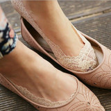 3Pair Sexy Lace Socks Short Socks Women Summer Thin No Show Women Sock Slippers Casual Thin 3D Art Boat Socks Invisible Meias