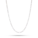3mm, Italian Sterling Silver Figaro Chain