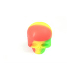 3ml Skull Silicone Jars Dab Wax Container For Oil Non Stick Silicon Bho Container 30pcs/lot