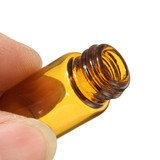 3ml Amber Glass Bottles With Eye Droppers/Cap For Aromatherapy Perfume Essential Oil Dispenser Portable Dispenser 2Pcs/Lot