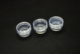 3g transparent small round bottle jars pot