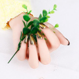 3G Chrome Pigment Nail Glitter Effect on Pink Color Mirror Powder Aluminium Powder Nail Art
