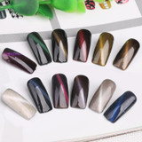 3G Chrome Pigment Nail Glitter Effect on Pink Color Mirror Powder Aluminium Powder Nail Art