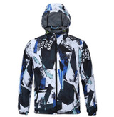 3D Waterproof Anti-UV Light and comfortable Windbreaker Hip Hop Street wear Hooded jacket novel men's long trench coats