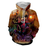3D Spiderman Batmen Cosplay Costume Mens Long-sleeved Sweatshirt Slim Fit Men Hoodie Casual Fashion Pullover Tracksuit Hoody