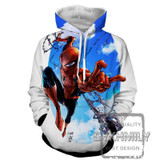 3D Spiderman Batmen Cosplay Costume Mens Long-sleeved Sweatshirt Slim Fit Men Hoodie Casual Fashion Pullover Tracksuit Hoody