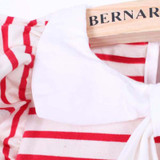 Cute Lovely Baby Girl Dress Summer Girl Cotton Striped Bow Dress Infant Clothing 1 Year Birthday Dress for Girls Clothing LH7s