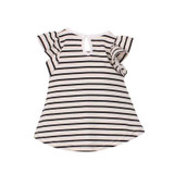Cute Lovely Baby Girl Dress Summer Girl Cotton Striped Bow Dress Infant Clothing 1 Year Birthday Dress for Girls Clothing LH7s