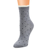 Cute Ladies women socks cotton Horizontal Dots Pattern Printed Casual Tube Socks in Six Colour HIgh Quality New Fashion 2018