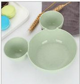 Cute kawaii Mickey Minnie Bowl Dinnerware set Cartoon Creative Plate Plastic Tableware Lovely Lunch Tray Dishs