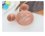 Cute kawaii Mickey Minnie Bowl Dinnerware set Cartoon Creative Plate Plastic Tableware Lovely Lunch Tray Dishs Cute kawaii Mickey Minnie Bowl Dinnerware set Cartoon Creative Plate Plastic Tableware Lovely Lunch Tray Dishs