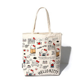Cute Hello Kitty Canvas Shoulder Bag Women Handbag Melody Little Twin Stars Kawaii Cartoon Book Bags Shopping Bag Zipper