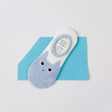 cute harajuku print cat socks women summer korean animal funny cute low cut ankle sock happy candy color sock sokken