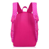 Cute Girls Bow Canvas Backpacks Girls Teenagers School Bags 3 Pcs/Set Schoolbag Large Capacity Dot Printing School Rucksack