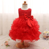 Cute Girl Infant Party Dress For 1 Year Baby Girl Birthday Frock Toddler Girl Christening Gown Baby Purple Dresses For Baptism