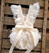 Cute Floral Toddler Baby Girls Romper Sleeveless Cotton Lace Ruffle Jumpsuit Sunsuit Clothes