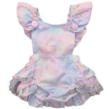 Cute Floral Baby Romper 2017 Ruffles Lace Jumpsuit Newborn Baby Girls Bow Sunsuit Outfits Children Clothes 0-24M
