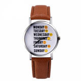 Cute Emoticons Emoji Watch Men Women Analog Quartz Watch PU Leather Ladies Casual Wrist Watches for Women Relogio Feminino