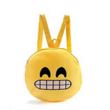 Cute Emoji Emoticon School Child Bag mochila feminina Satchel Rucksack Bags zaino rugzak Fashion Children Bags for school A19