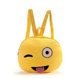 Cute Emoji Emoticon School Child Bag mochila feminina Satchel Rucksack Bags zaino rugzak Fashion Children Bags for school A19
