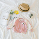Cute Embroidery Spring Children Coat Autumn Kids Jacket Boys Outerwear Coats Active Boy Baseball Uniform Baby Clothes Clothing