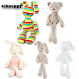 Cute Easter Bunny Soft Plush Rabbit Stuffed Animal Toy Appease Baby Bed Pillow Toy Kids Baby Girls Kawaii Kid Baby Birthday Gift