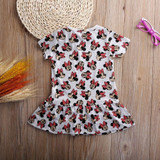 Cute Children Kids Baby Girls Dresses Clothes Child Cartoon Summer Mini Short Dress Kid Enfant Garments Clothing