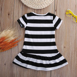 Cute Children Kids Baby Girls Dresses Clothes Child Cartoon Summer Mini Short Dress Kid Enfant Garments Clothing