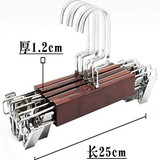 Xyijia Hanger 10Pcs/Lot 38Cm/40Cm /44Cm Adult Vintage Solid Wood Hangers Children's Clothes Hanger and Trousers Clip