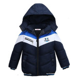 KEAIYOUHUO 2017 Winter Jacket For Boys Parkas Children Outerwear Coat Hooded Jacket Kids Warm Cotton-Padded Clothes Boys Jacket
