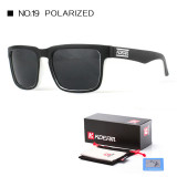 Kdeam Happy HD Lense Polarized Sunglasses Men Glasses Driving Fashion Squared Sunglass Women oculos de sol With Brand Box