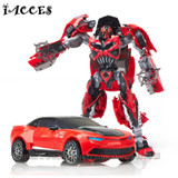 KBB Cool Plastic ABS + Alloy Transformation Robot Car Toys Anime Brinquedos Movie 4 Action Figures Classic Model Toys Boys Gifts
