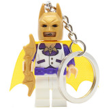 KAZI Batman DIY Keychain Figure Swim Limited Rabbit Ski Suit Batman Movie Building Blocks Edition Toys For Children