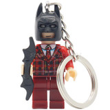 KAZI Batman DIY Keychain Figure Swim Limited Rabbit Ski Suit Batman Movie Building Blocks Edition Toys For Children