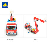 Kazi 8053 Fire Truck Blocks 244pcs Bricks Building Blocks Sets Education Toys For Children