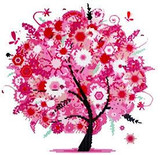 rich tree painting painting with Four Diamond Cross Stitch embroidered diamond diamond paste painting the living room